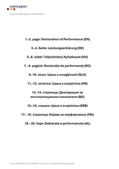DOP swisspor PIR Alu