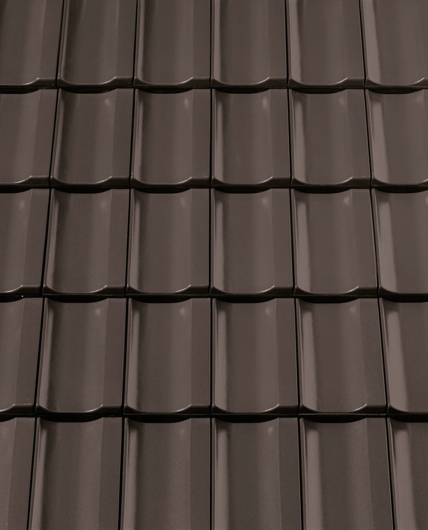 Temno rjava   engoba